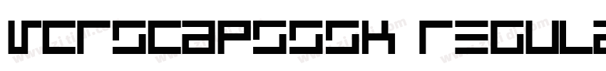 VCRSCapsSSK Regular字体转换